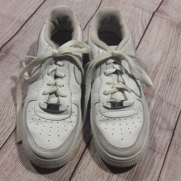 Nike AF1 white on white size 4y