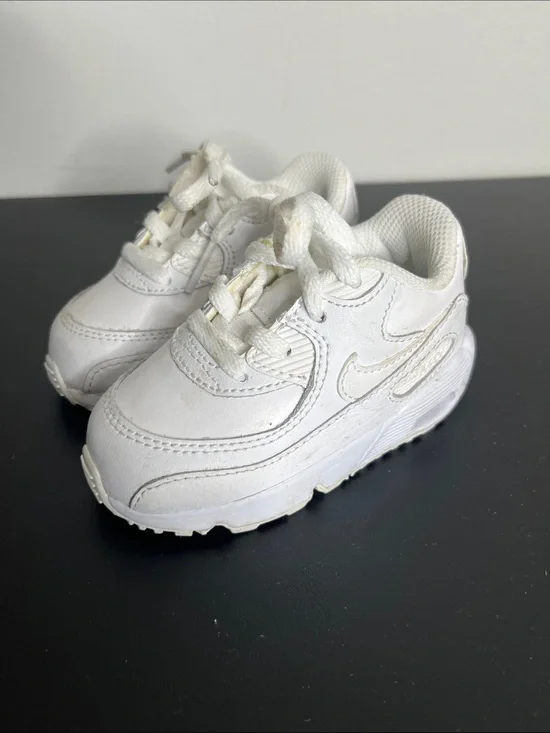 Nike Kids White Lace-Up Sneakers