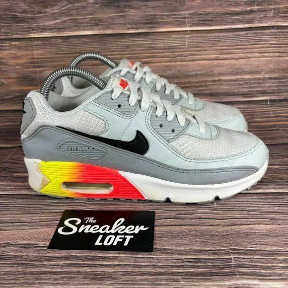 Nike Air Max 90 Gradient Cassette Youth Casual Lace‎ Up Shoes Size 7