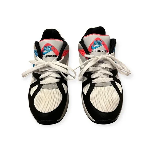 Nike Youth Air Structure Triax GS White/Neo Teal - Size 5.5Y, Women’s 7