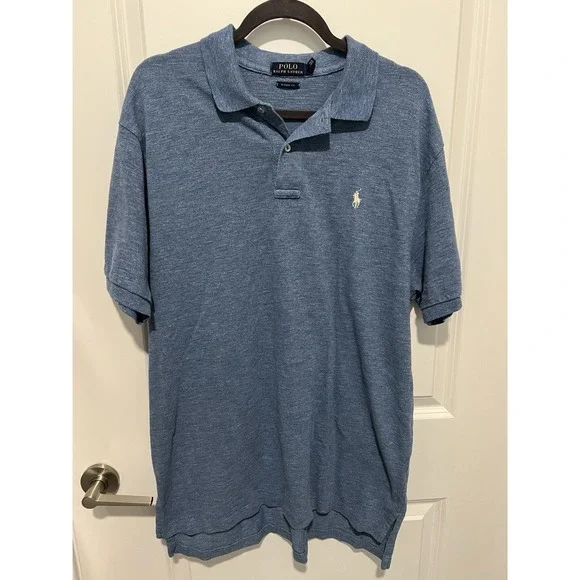 ✨ Polo Ralph Lauren Men's‎ Classic Fit Blue Short Sleeve Polo SIZE XL