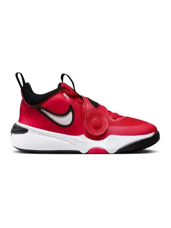 $59 Nike Team Hustle D 11 Basketball Sneakers University Red/Black Youth 4.5 Y