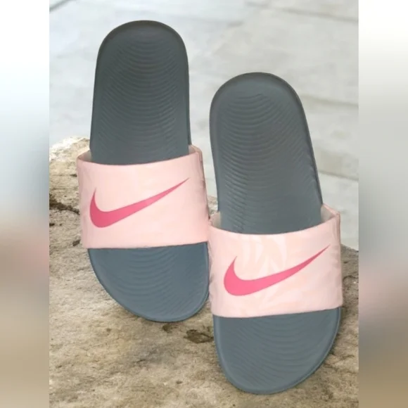 Nike Youth Slides Cushioned footbed Shoes