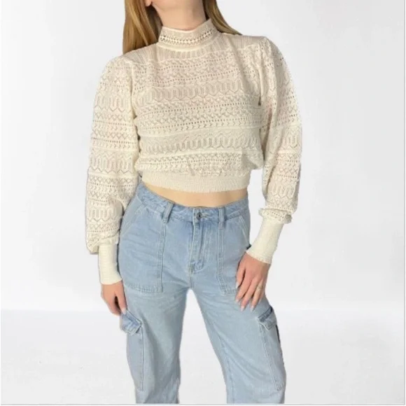Zara Lace Crop Top