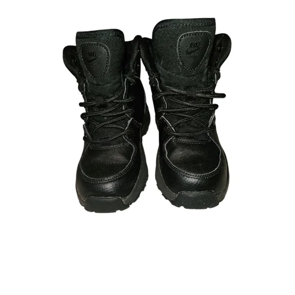 Nike Manoa LTR Boots Shoes BQ5373-001 Black Kids Size 12C