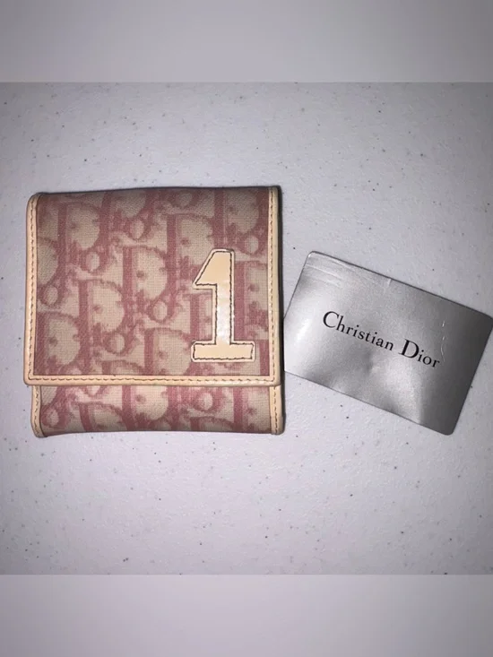 AUTHENTIC WITH COA Christian Dior Trotter bifold wallet from the early 2000s