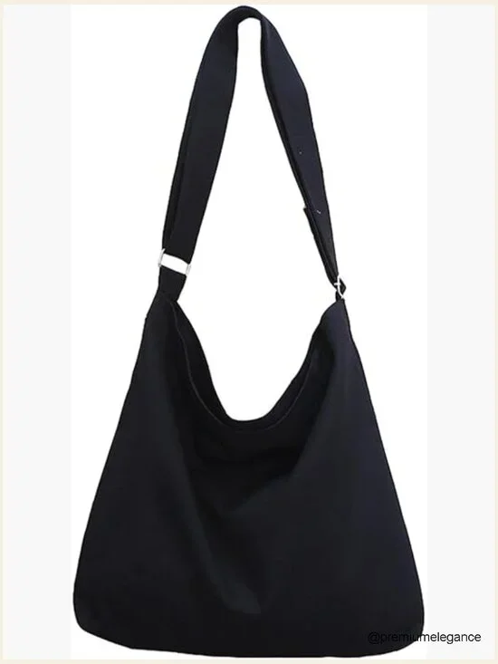 Large Canvas Hobo Shoulder Tote Bag Purse