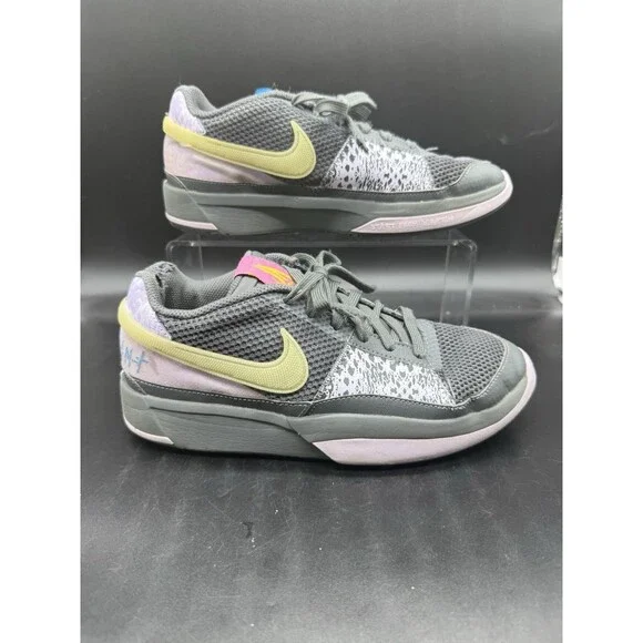 Nike JA 1 Night Youth Size 7Y DX2294-002 Gray Purple Shoes Womens 8.5