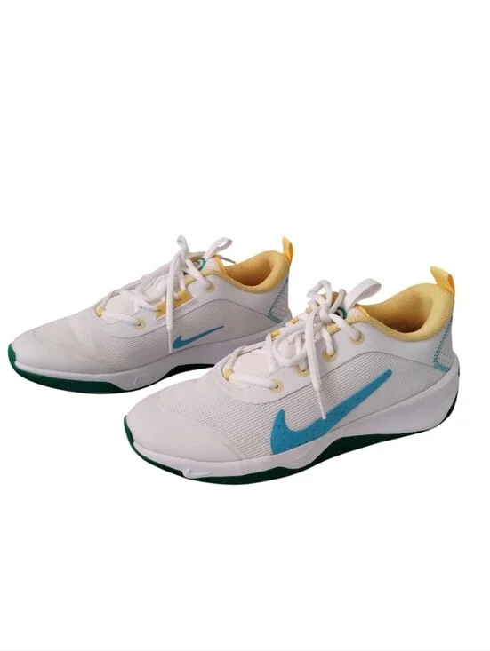 Nike Omni Multi-Court GS Sneakers Unisex Lace Up Sz 7Y Colorful