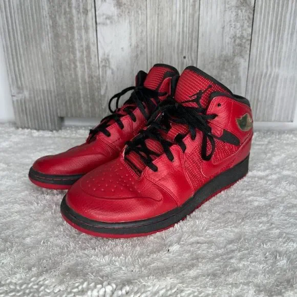 NIKE Air Jordan 1 Retro '97 TXT Gym Red/Black Size 6.5Y Youth