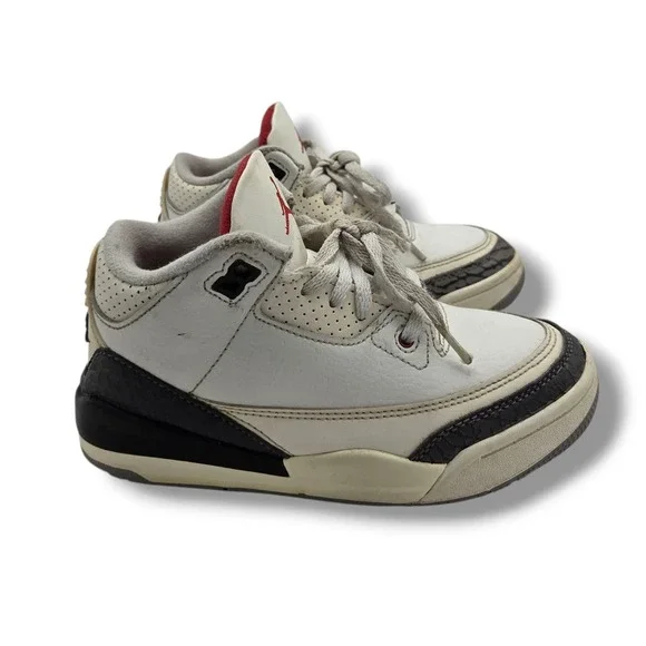 Nike Air Jordan 3 Retro PS Child‎ 13 White Cement Reimagined Sneakers DM0966-100