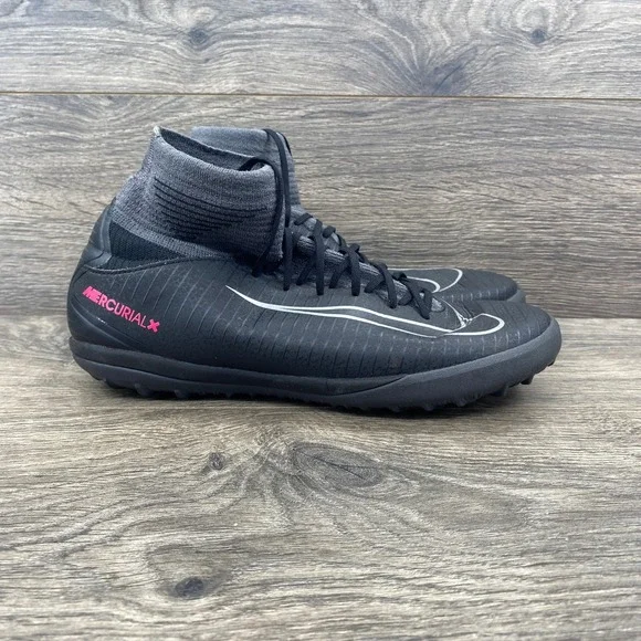 Nike MercurialX Proximo II TF Youth 4.5Y Black Soccer Turf Shoes 831972-001