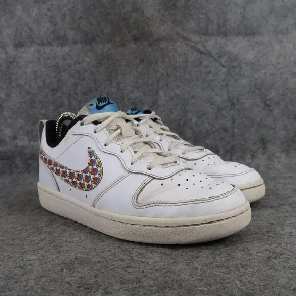 Nike Shoes Kids 5 Sneakers Court Borough Low Athletic Trainers Basketball Swoosh