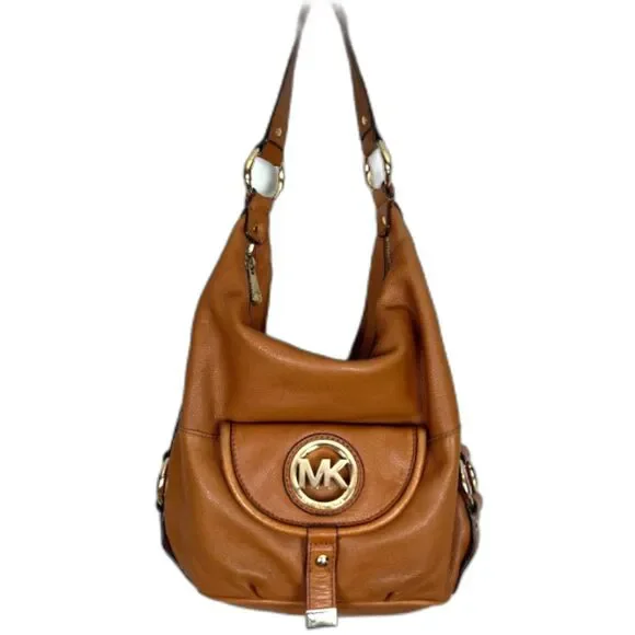 Michael Kors Fulton Large Leather Hobo/Shoulder Bag