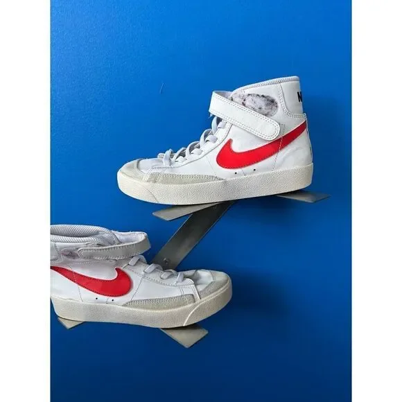 Nike Blazer Mid '77 White/ Orange Kids Sneakers DA4087-111 -SZ  13C