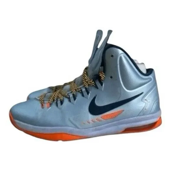 Nike Youth KD 5 V “Ice Blue” 2012 Basketball Shoes 555641-400 Sneakers Size 5.5Y