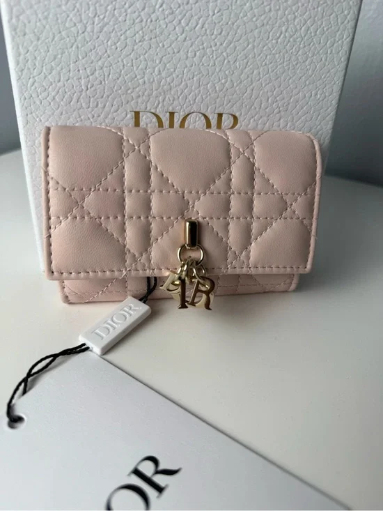 CHRISTIAN DIOR My Dior Glycine Wallet in Powder Pink