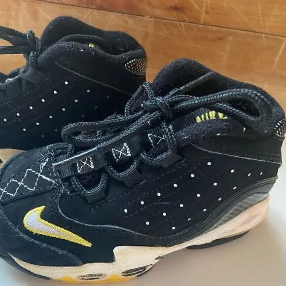Nike Air Griffey Max II Baby Sneakers Black Lace Up Size 7C
