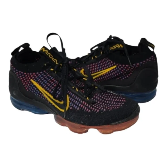 Youth Nike Air Vapormax Flyknit 2021 Outdoor Sneakers Shoes DV2198-001 Size 4.5Y