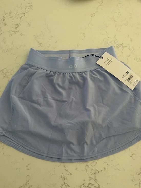 Alo Yoga Province Blue Match Point Skirt NWT Size XS