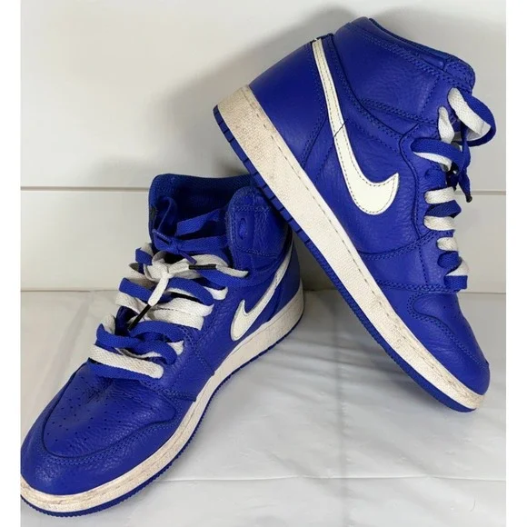 Nike Air Jordan 1 Retro High Youth Size 6Y OG BG Hyper Royal Blue 575441-401