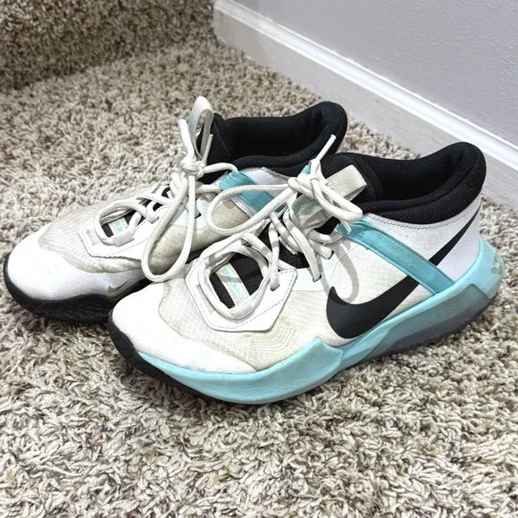 Nike Giannis Immortality White Aqua Blue Basketball Shoes DC5216-101 Kids 6Y