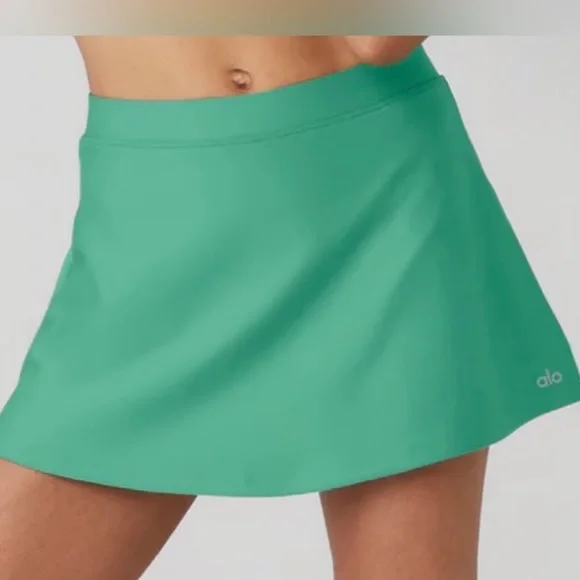 ALO Yoga Women's Vibrant Teal Skater Skirt