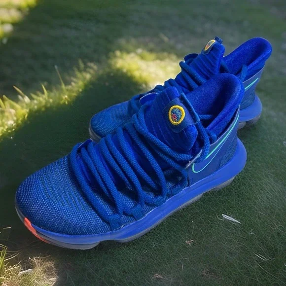 Nike KD‎ Trey 5 V Kevin Durant Basketball Shoes Blue Teal Youth 5.5Y EUR 38
