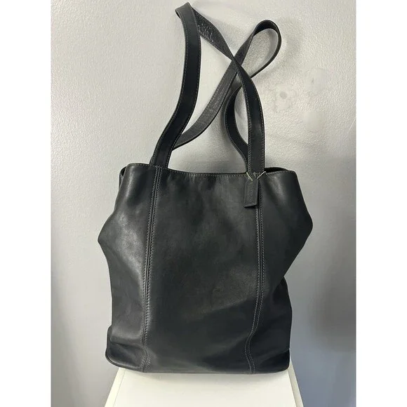 RARE Coach Vintage Italy XL Hobo Bucket Bag Matte Leather Tote Shoulder Bag 3188
