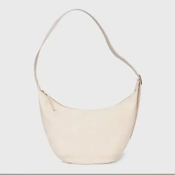 Elegant Cream Slouchy Crescent Sling