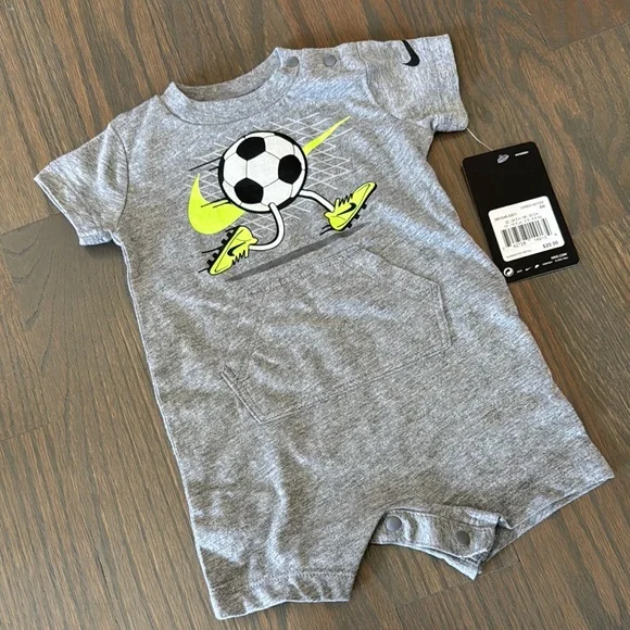 Nike Baby Boys Running Soccer Romper | 3M