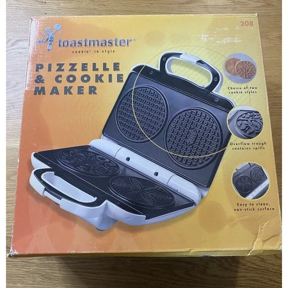 Vintage Toastmaster International Pizzelle & Cookie Maker Model 208 Tested‎