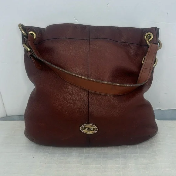 Fossil explorer Brown Pebbled Leather #ZB5503
