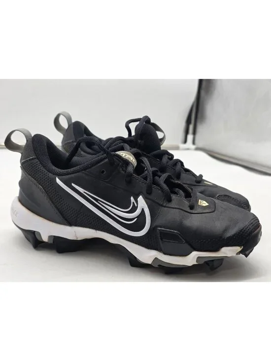 Nike Trout Fastflex Shoes Kids Size 3Y Black Baseball Cleats FB9731-001 Stains