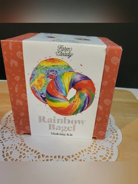 Rainbow Bagel Making Kit - Multicolor
