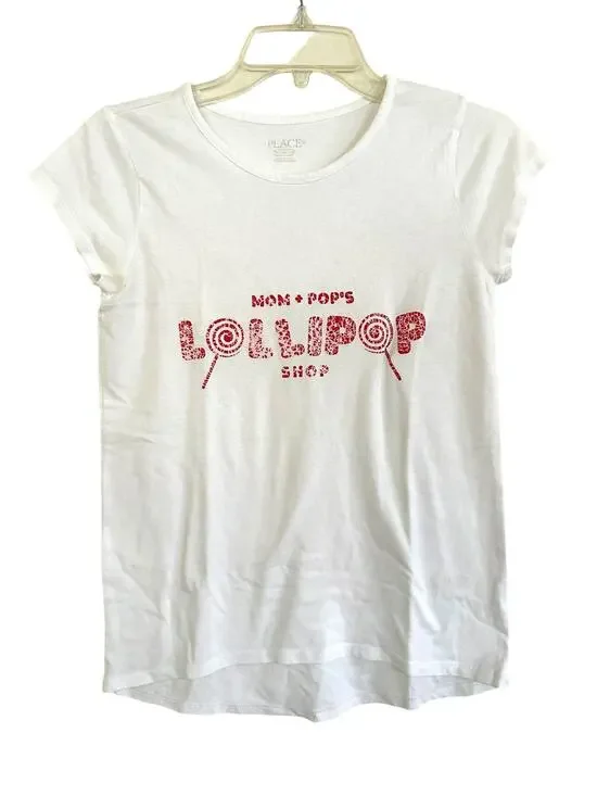 The Children's Place white graphic tee 