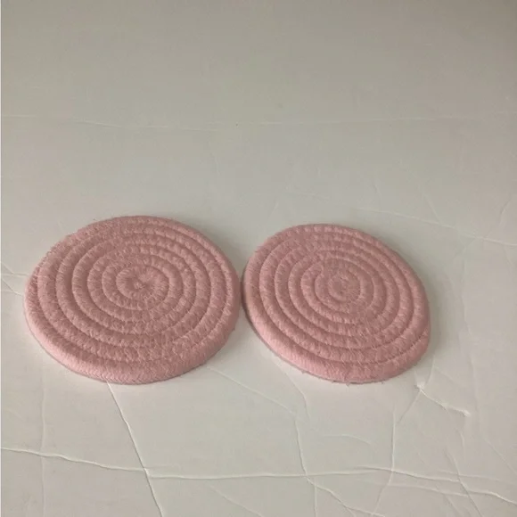 Pink Coasters Set of 2