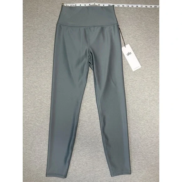 Alo Yoga Airlift High Waist Leggings W5766R Chrome Gray Womens Medium NWT