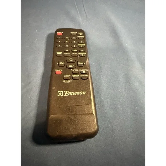 EMERSON TV VCR COMBO REMOTE CONTROL Genuine Emerson N9381 VCR No Battery Cover