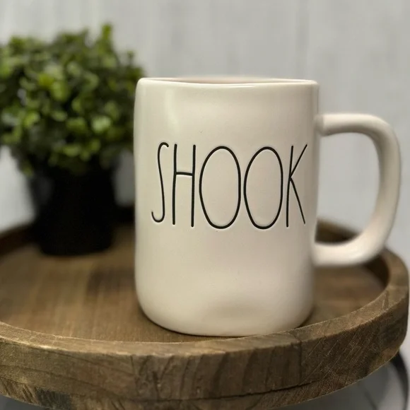 Rae Dunn “SHOOK” mug