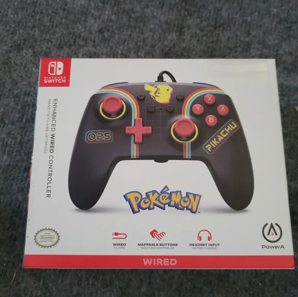 Nintendo switch pokemon wired controller. New