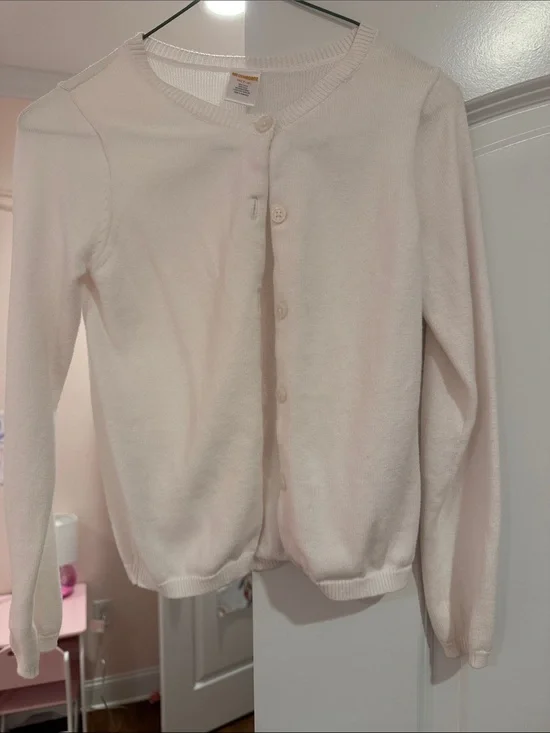 Gymboree Cream Button-Up Women’s Cardigan