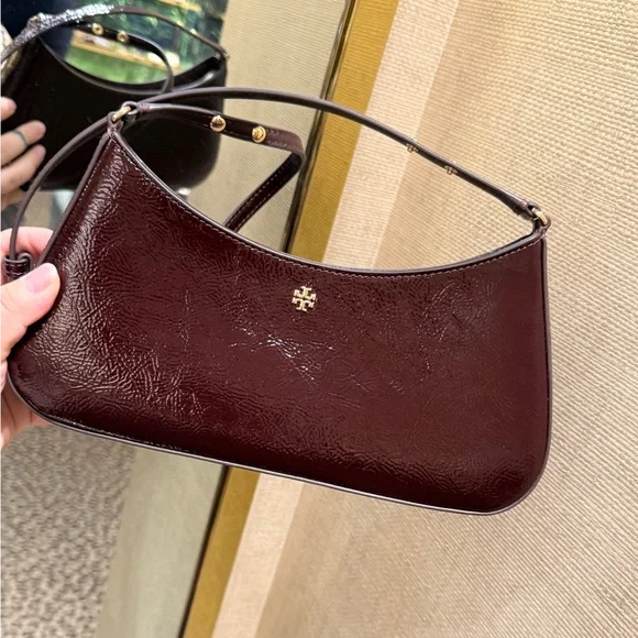 Tory Burch Deep Burgundy Shoulder Bag