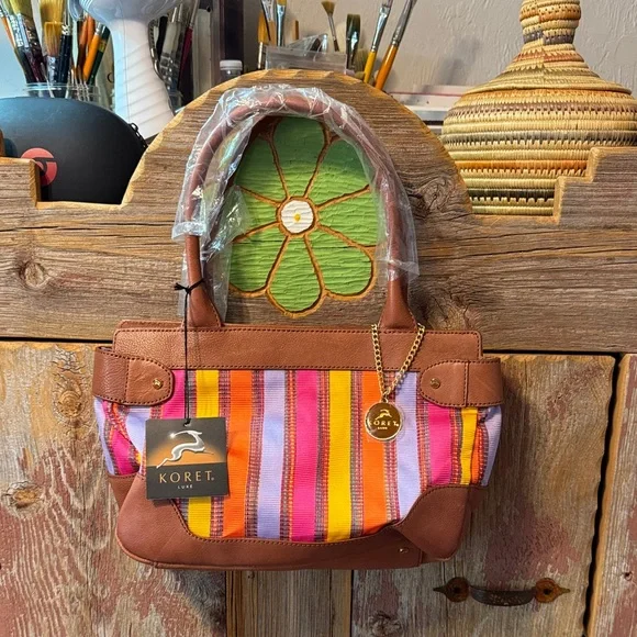 Koret Multicolor Striped Women's Bag. New with tags