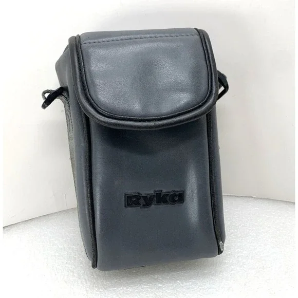 Ryka AF-200‎ Gray Leather Camera Case Pouch Bag DSLR Compact Accessory Holder