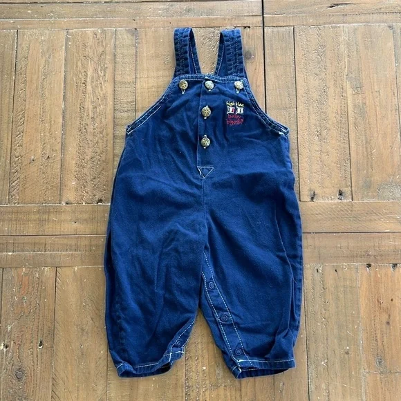 Oshkosh vintage button front overalls