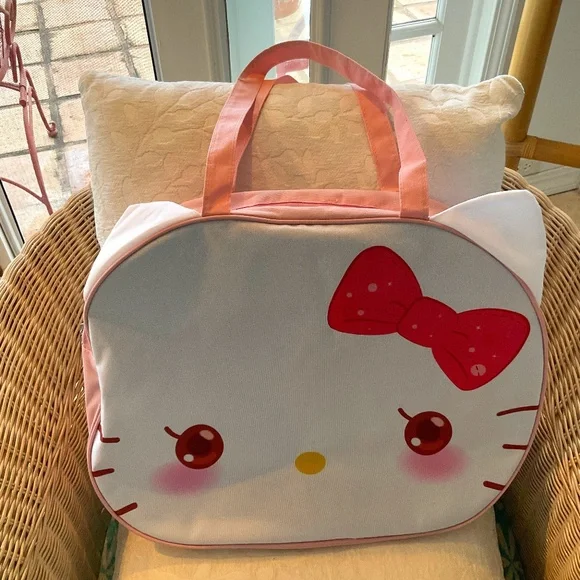 Sanrio Hello Kitty Extra Large Light Pink Vinyl Bag