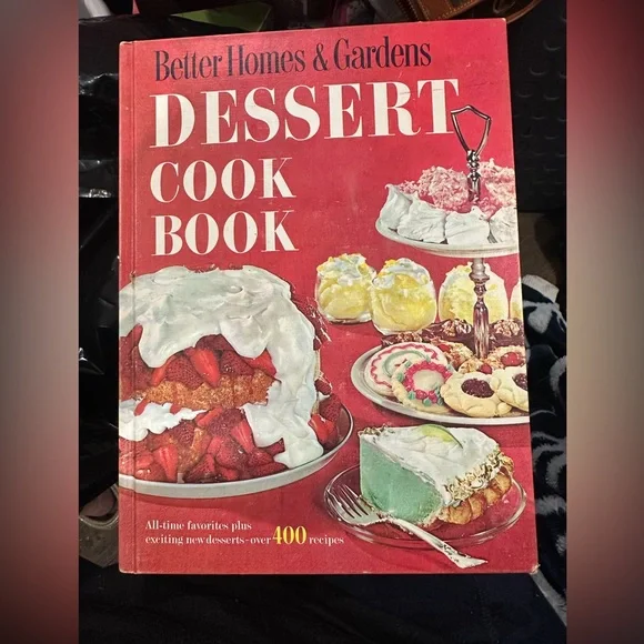 Vintage Nostalgic Better Homes And Gardens Dessert Cook Book