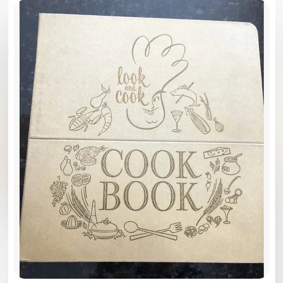 Vintage 1956 Look And Cook Cookbook Tabbed