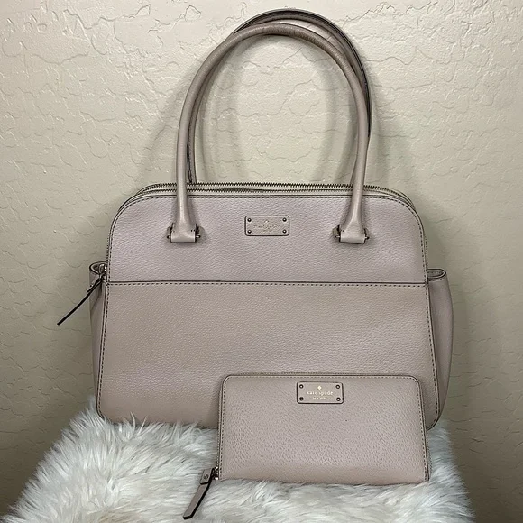 Kate Spade Almandine Terri Grove Street Bag and Neda Wallet Set